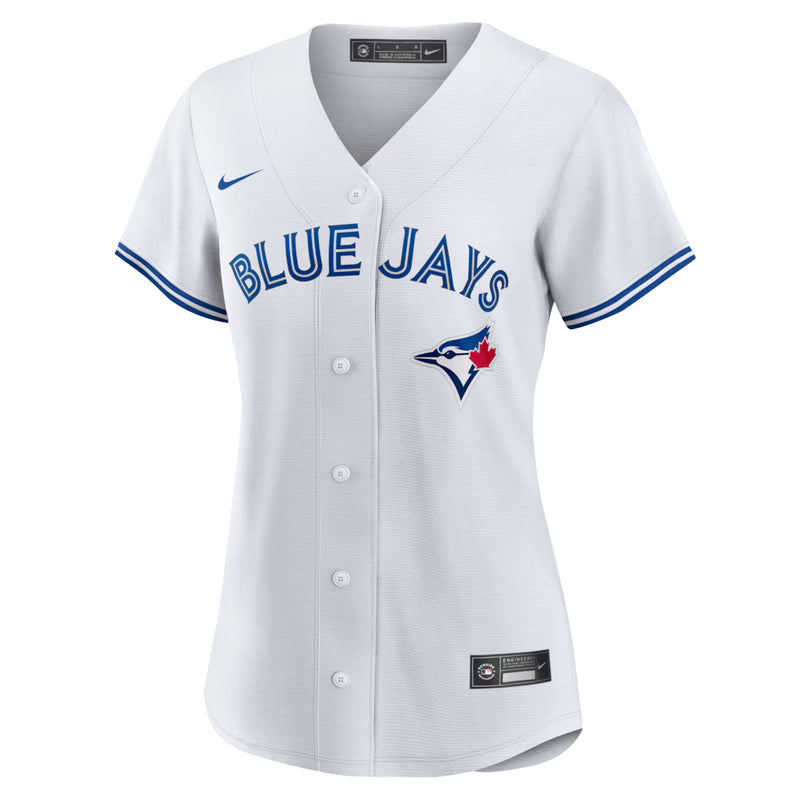 Chargez l'image dans la visionneuse de la galerie, Women's 50th Anniversary Patch Toronto Blue Jays MLB Nike White Home Replica Jersey - Sport Army
