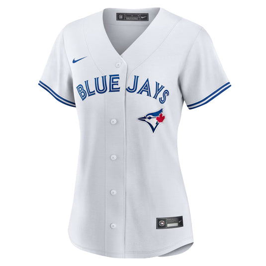 Women's 50th Anniversary Patch Toronto Blue Jays MLB Nike White Home Replica Jersey - Sport Army