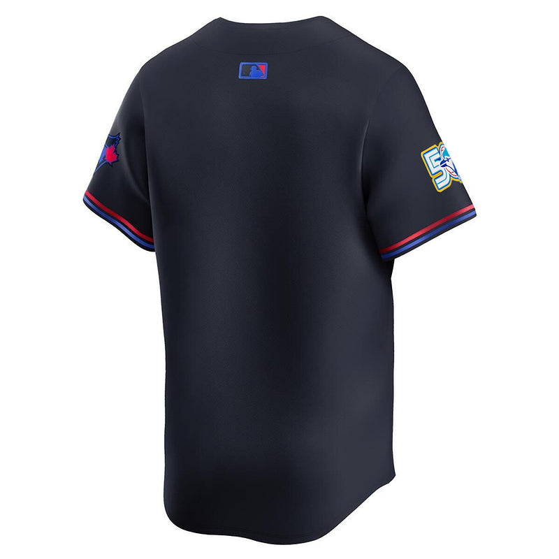 Chargez l'image dans la visionneuse de la galerie, Men's 50th Anniversary Patch Toronto Blue Jays MLB Nike City Connect Limited Jersey - Sport Army
