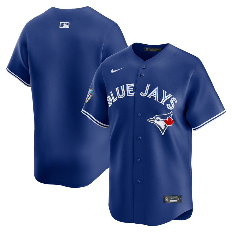 Chargez l'image dans la visionneuse de la galerie, Men's 50th Anniversary Patch Toronto Blue Jays MLB Nike Royal Alternate Replica Jersey - Sport Army
