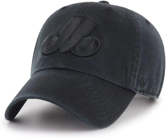 Montreal Expos MLB Clean Up Black Cap