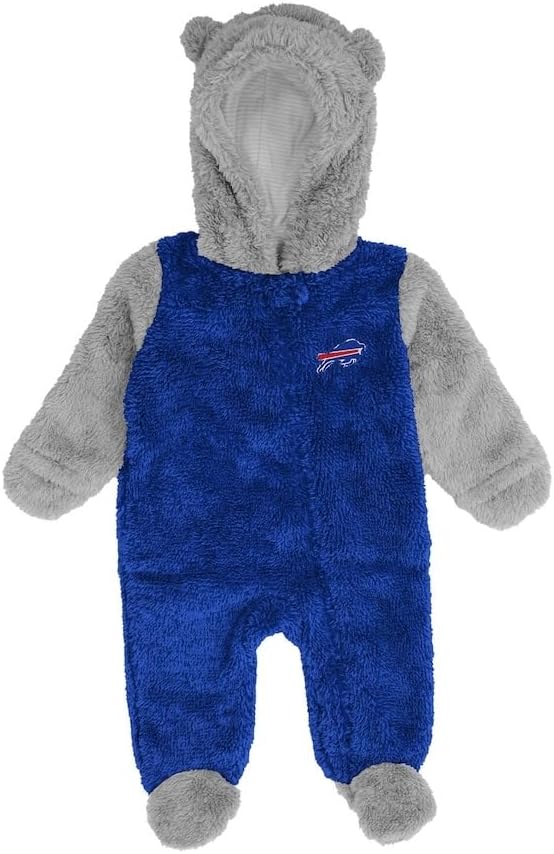 Load image into Gallery viewer, Buffalo Bills NFL Infant Game Nap Teddy Fleece Bunting Sleeper
