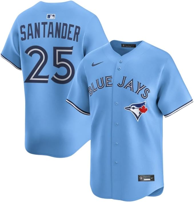 Load image into Gallery viewer, Anthony Santander Toronto Blue Jays MLB Nike Powder Blue Replica Jersey
