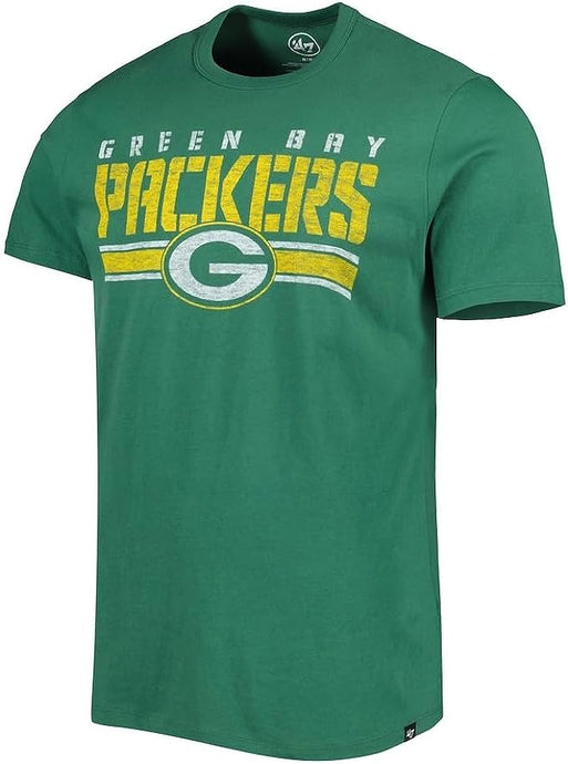 T-shirt à logo à rayures NFL des Packers de Green Bay
