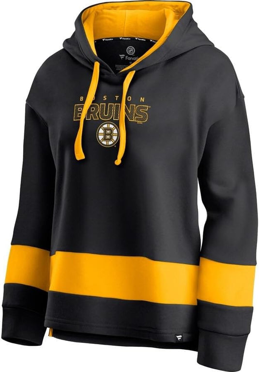 Ladies' Boston Bruins NHL Block Party Pullover Hoodie