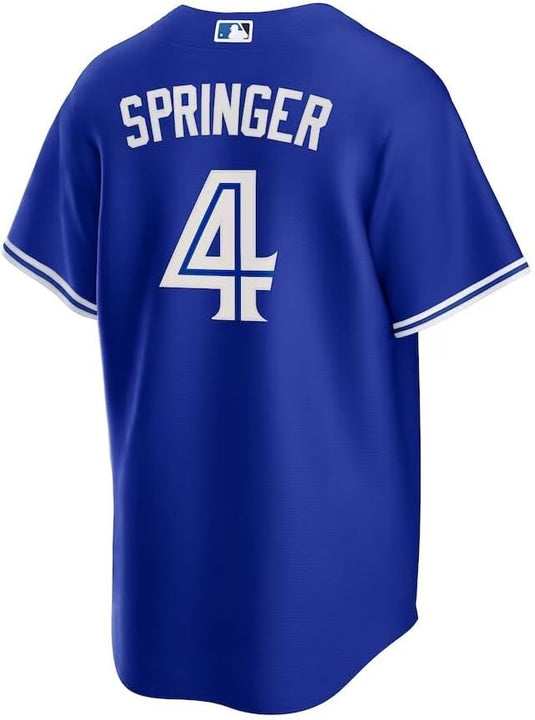 George Springer Toronto Blue Jays MLB Nike Royal Alternate Replica Jersey