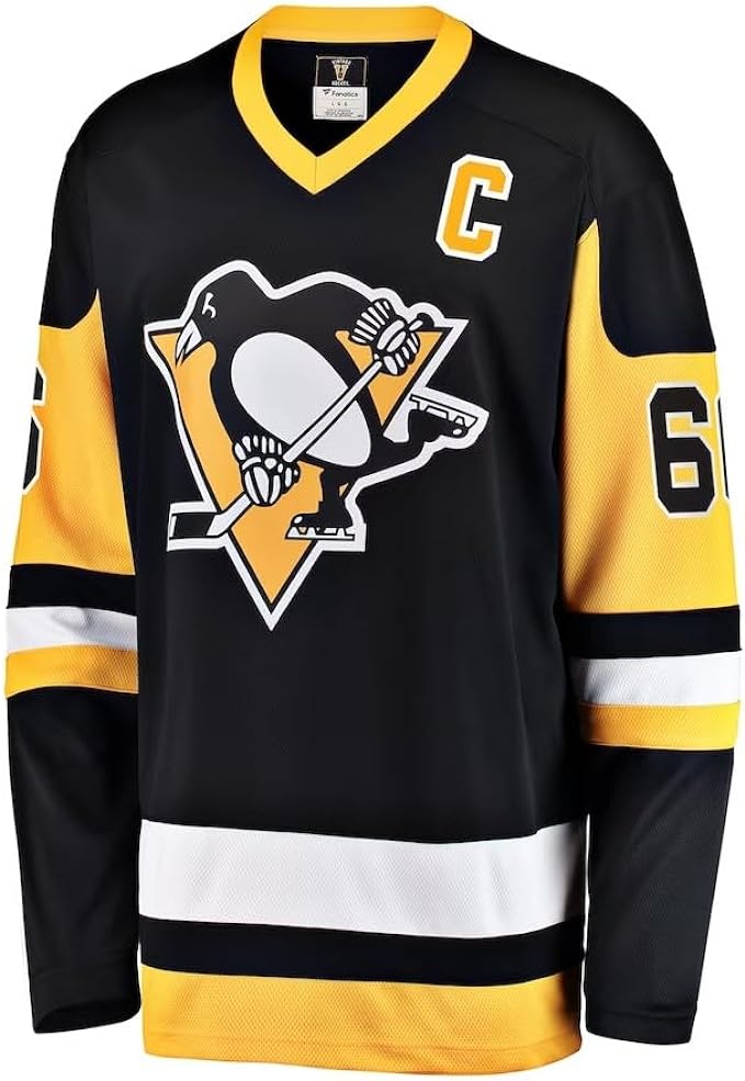 Load image into Gallery viewer, Mario Lemieux Pittsburgh Penguins NHL Fanatics Breakaway Vintage Jersey
