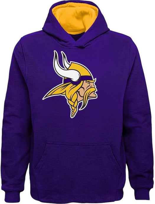 Youth Minnesota Vikings NFL Prime Basic Pullover Hoodie