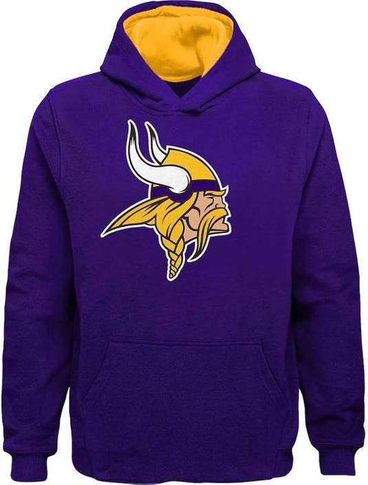 Youth Minnesota Vikings NFL Prime Basic Pullover Hoodie