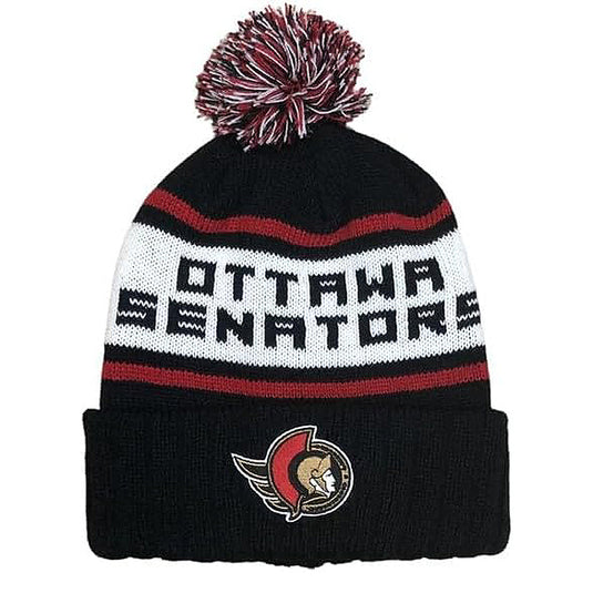 Ottawa Senators NHL Pillow Line Pom Knit Toque