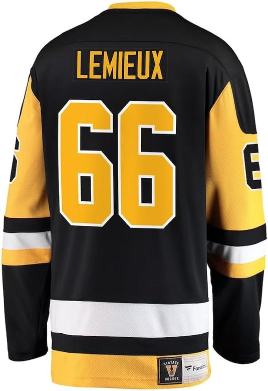 Mario Lemieux Pittsburgh Penguins NHL Fanatics Breakaway Vintage Jersey