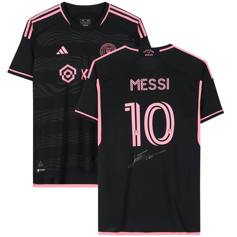 Chargez l&#39;image dans la visionneuse de la galerie, Lionel Messi Signed Inter Miami CF 2022-2023 Black Authentic Jersey
