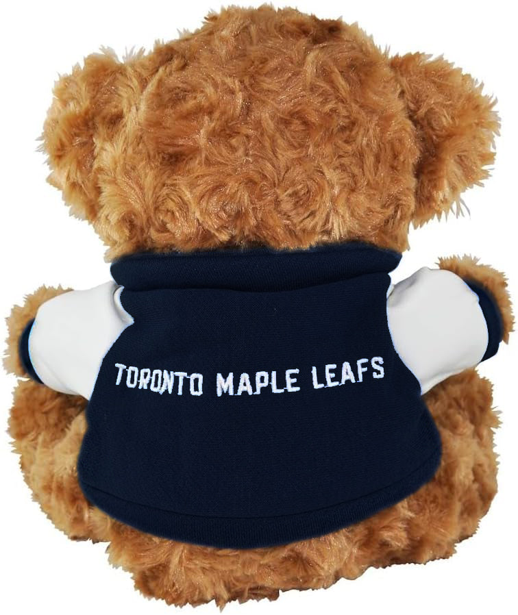 Chargez l&#39;image dans la visionneuse de la galerie, Ours en peluche universitaire de 10 po des Maple Leafs de Toronto de la LNH
