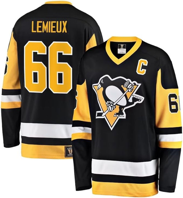Mario Lemieux Pittsburgh Penguins NHL Fanatics Breakaway Vintage Jersey