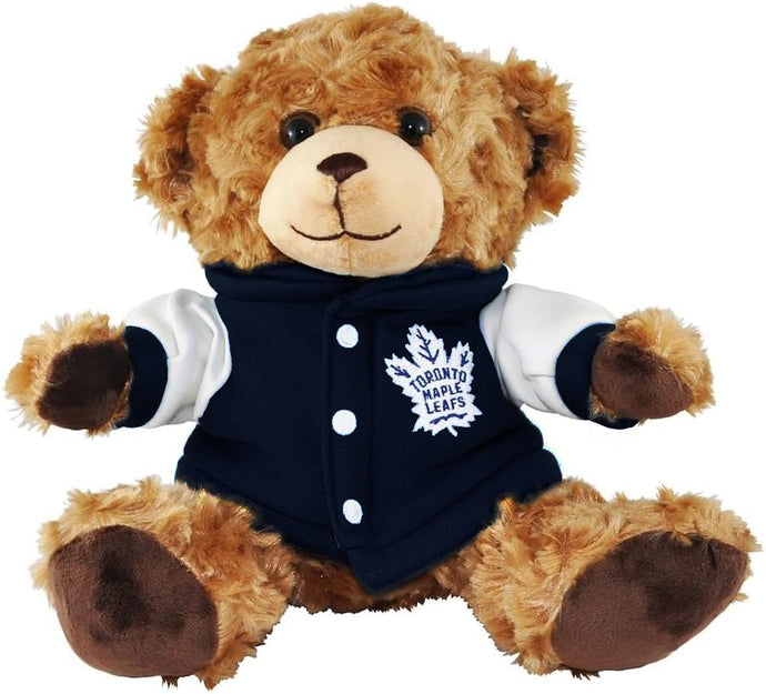 Ours en peluche universitaire de 10 po des Maple Leafs de Toronto de la LNH