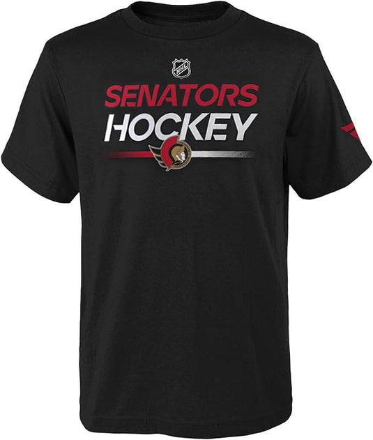 Youth Ottawa Senators NHL Authentic Pro Prime Locker Room T-Shirt