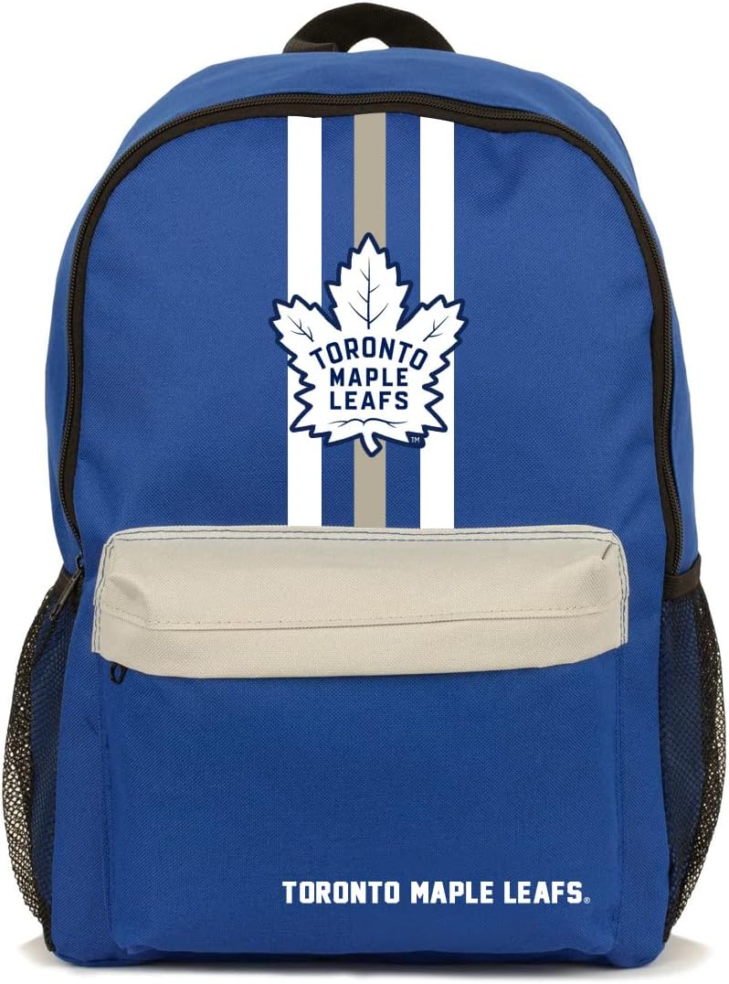 Load image into Gallery viewer, Toronto Maple Leafs NHL Team Stripe Backpack
