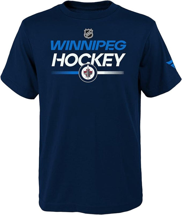 T-shirt authentique Pro Prime pour vestiaire des Jets de Winnipeg de la LNH pour jeunes