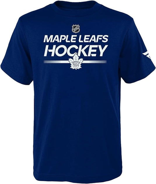 T-shirt de vestiaire authentique Pro Prime de la LNH des Maple Leafs de Toronto pour jeunes