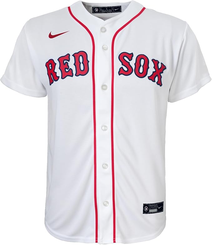 Load image into Gallery viewer, Youth Boston Red Sox Nike White Home Jersey
