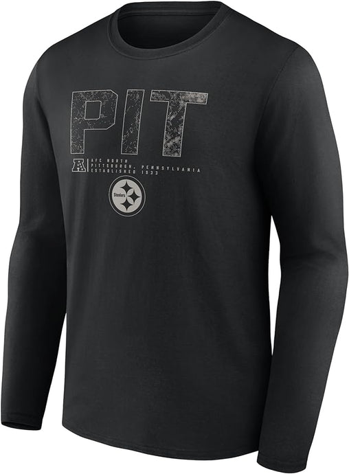 Pittsburgh Steelers NFL Shadow Tri-Code T-shirt à manches longues