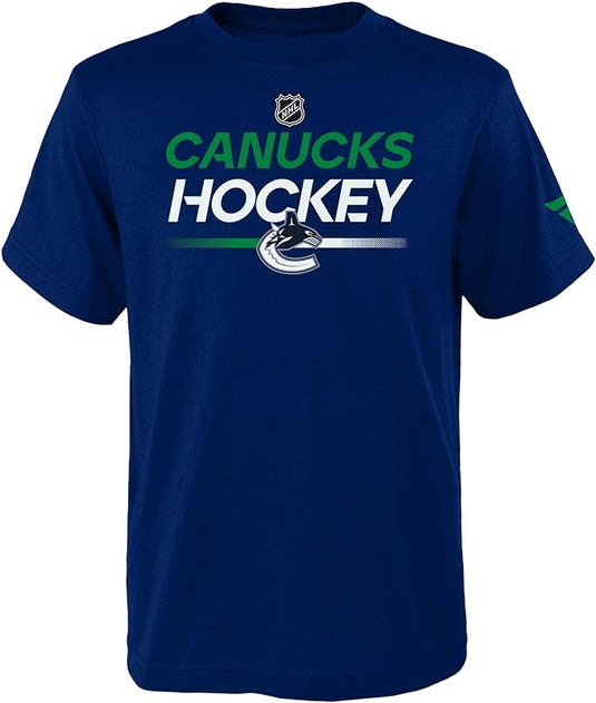 Youth Vancouver Canucks NHL Authentic Pro Prime Locker Room T-Shirt