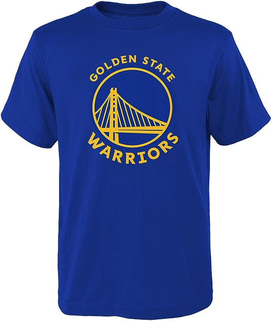 T-shirt avec logo principal NBA des Golden State Warriors pour jeunes