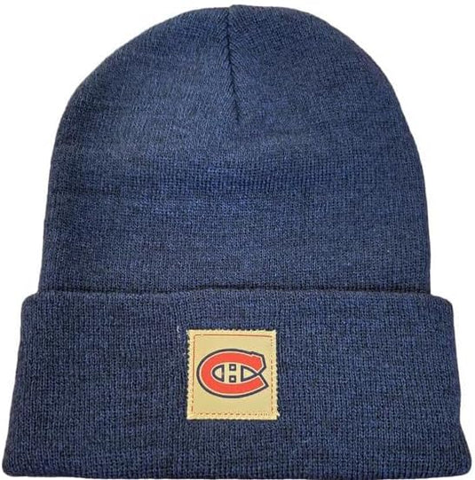 Bonnet en tricot à revers Terrain LNH des Canadiens de Montréal