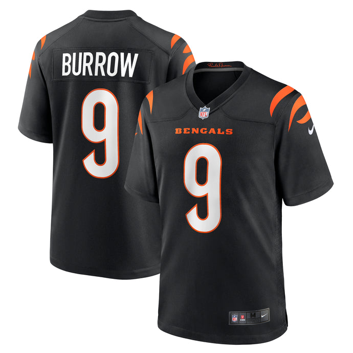 Joe Burrow Cincinnati Bengals NFL Nike Game Player Black Jersey
