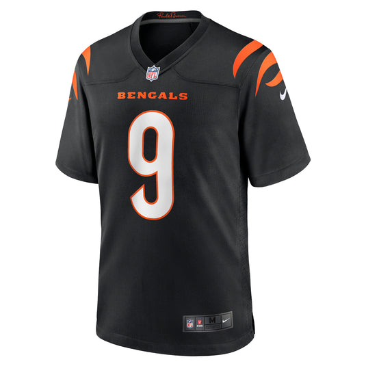 Joe Burrow Cincinnati Bengals NFL Nike Game Player Black Jersey