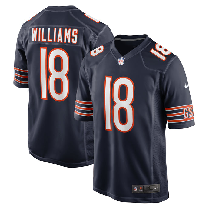 Caleb Williams Chicago Bears NFL Nike Game Player Navy Jersey