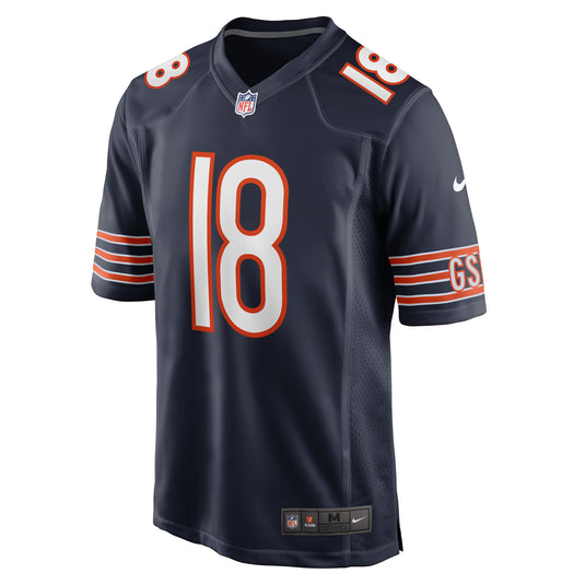 Caleb Williams Chicago Bears NFL Nike Game Player Navy Jersey