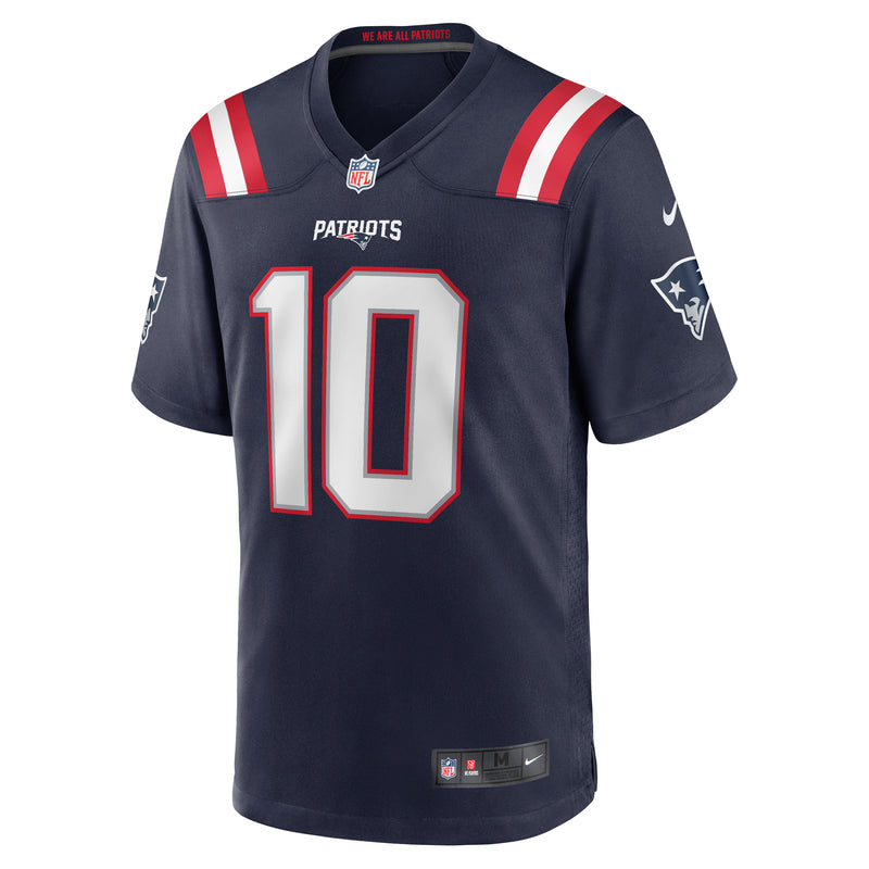 Load image into Gallery viewer, Drake Maye New England Patriots NFL Nike Game Player Navy Jersey

