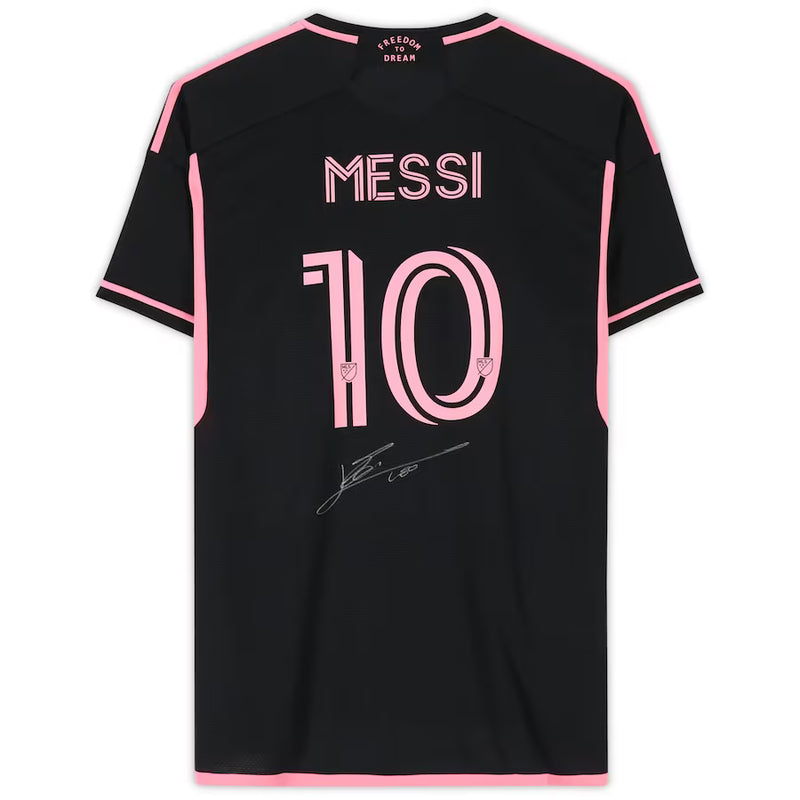Chargez l&#39;image dans la visionneuse de la galerie, Lionel Messi Signed Inter Miami CF 2022-2023 Black Authentic Jersey
