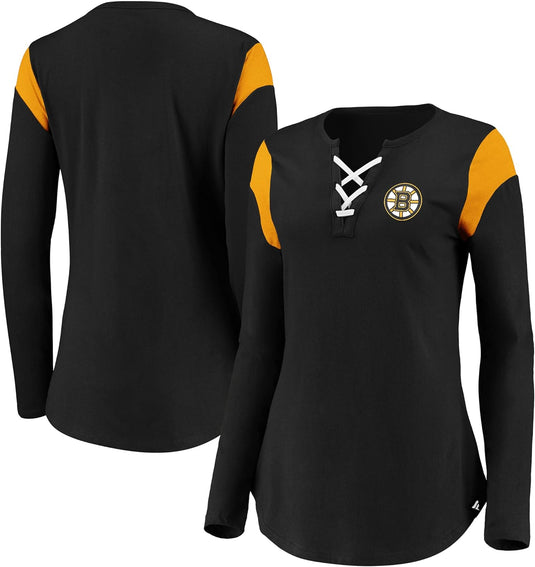 Ladies' Boston Bruins NHL Break The Game Long Sleeve