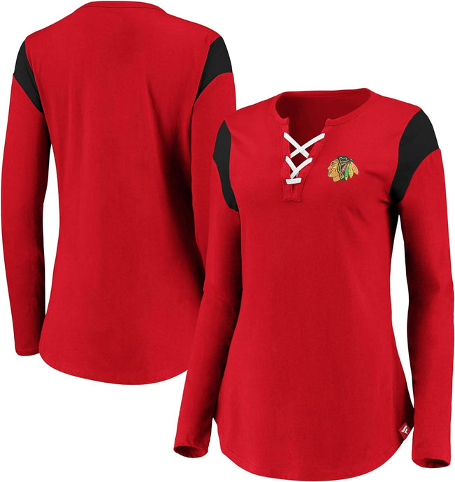 Ladies' Chicago Blackhawks NHL Break The Game Long Sleeve