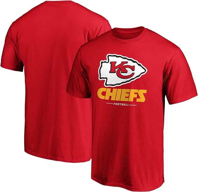 Chargez l&#39;image dans la visionneuse de la galerie, T-shirt avec logo de verrouillage de l&#39;équipe NFL des Chiefs de Kansas City
