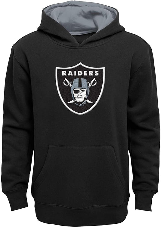 Youth Las Vegas Raiders NFL Prime Basic Pullover Hoodie