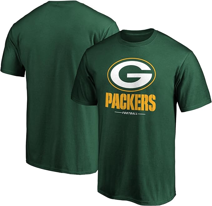 Chargez l&#39;image dans la visionneuse de la galerie, T-shirt avec logo de verrouillage de l&#39;équipe NFL des Packers de Greenbay
