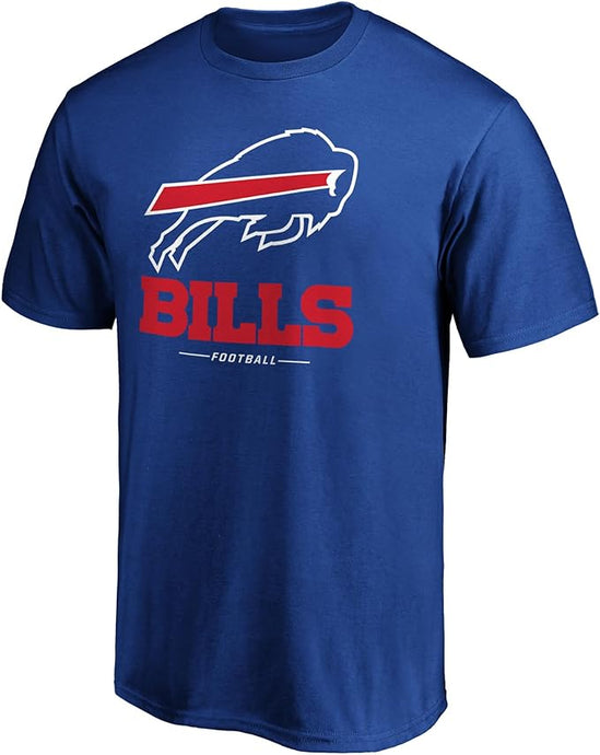 T-shirt avec logo de verrouillage de l'équipe NFL des Bills de Buffalo
