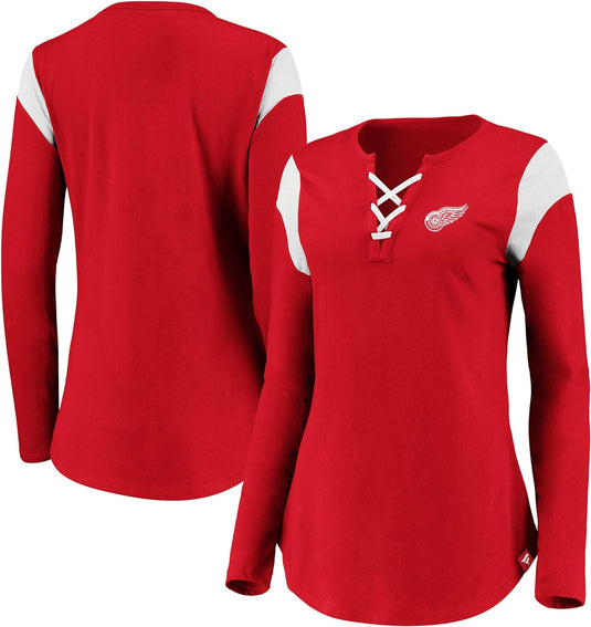 Ladies' Detroit Red Wings NHL Break The Game Long Sleeve