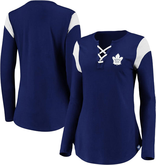 Manches longues pour femmes des Maple Leafs de Toronto de la LNH Break The Game