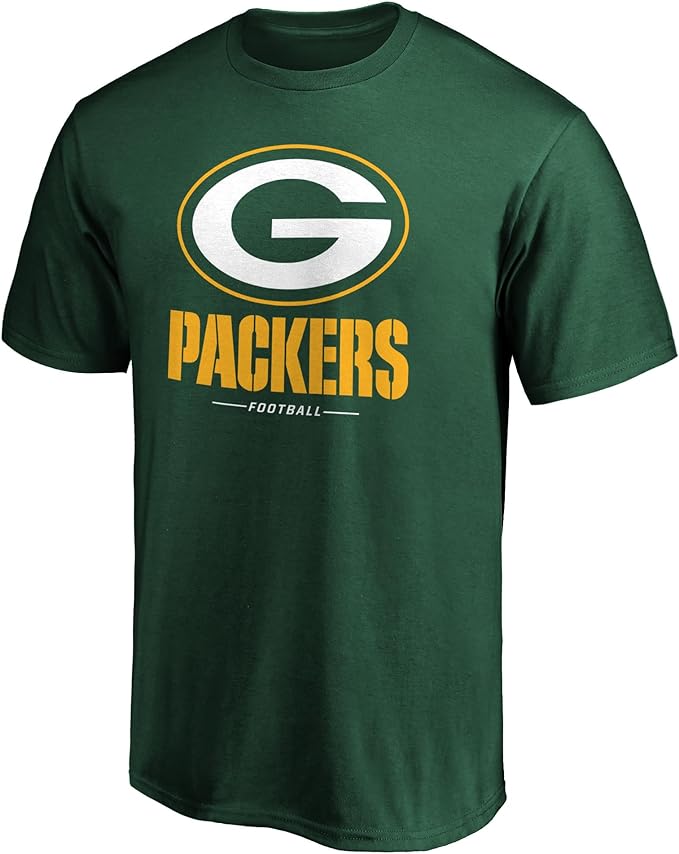 Chargez l&#39;image dans la visionneuse de la galerie, T-shirt avec logo de verrouillage de l&#39;équipe NFL des Packers de Greenbay
