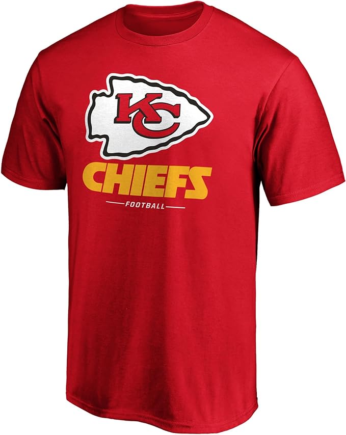 Chargez l&#39;image dans la visionneuse de la galerie, T-shirt avec logo de verrouillage de l&#39;équipe NFL des Chiefs de Kansas City
