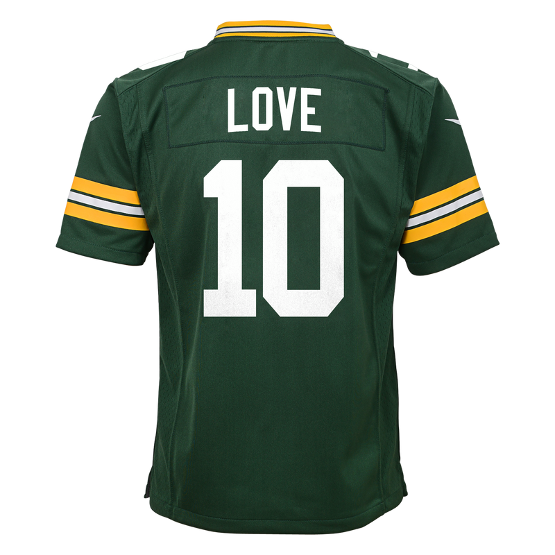 Load image into Gallery viewer, Youth Jordan Love Green Bay Packers NFL Nike Game Team Jersey
