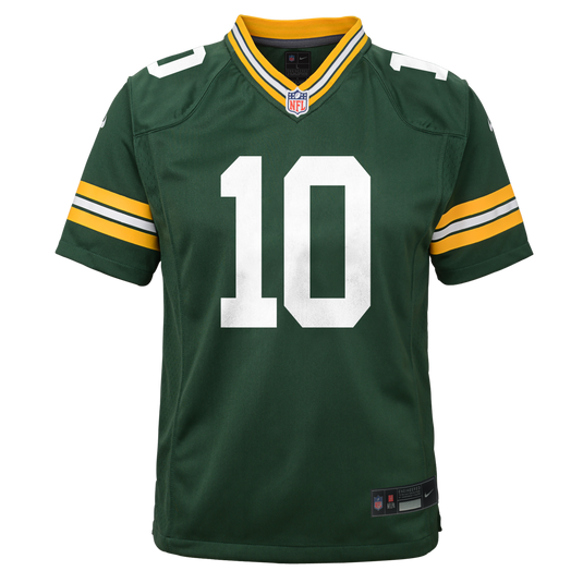Youth Jordan Love Green Bay Packers NFL Nike Game Team Jersey