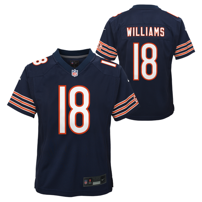 Youth Caleb Williams Chicago Bears NFL Nike Game Team Jersey