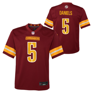 Youth Jayden Daniels Washington Commanders NFL Nike Game Team Jersey