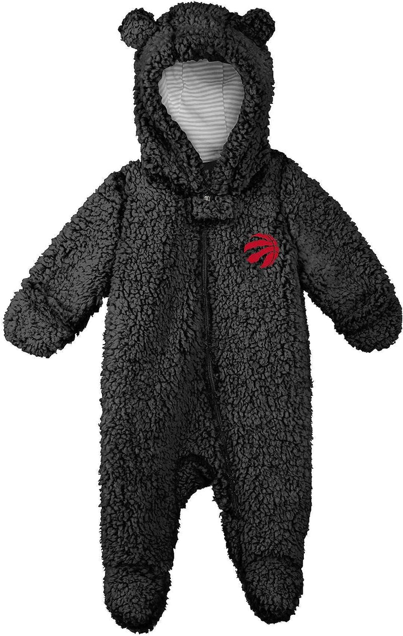 Chargez l&#39;image dans la visionneuse de la galerie, Dormeuse à banderoles en polaire pour bébé des Raptors de Toronto NBA Game Nap Teddy

