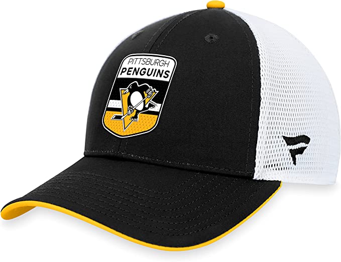Load image into Gallery viewer, Pittsburgh Penguins 2023 NHL Draft On Stage Trucker Cap
